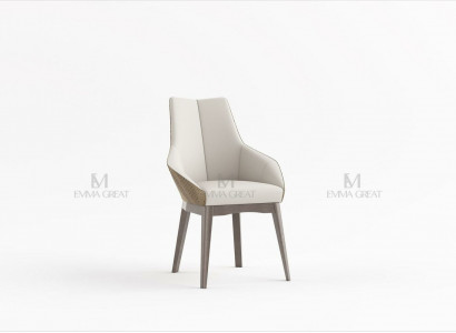 Chair 1x Dining Room Upholstered Chair Armchair TV Lounge Club Leather Textile